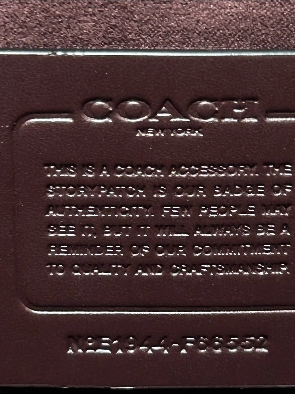 Coach Signature Monogram Laptop Sleeve with Leather Trim Black Oxblood F66552
